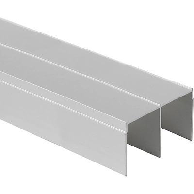 Профиль алюминиевый SENATOR серебро направляющая верхн. L-6000 мм АЛЮТЕХ - фото 1
