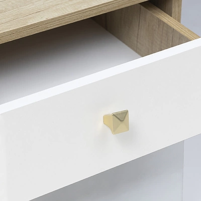 Ручка меб. кнопка мет. MARGARITA брашированное золото, AKS - фото 5