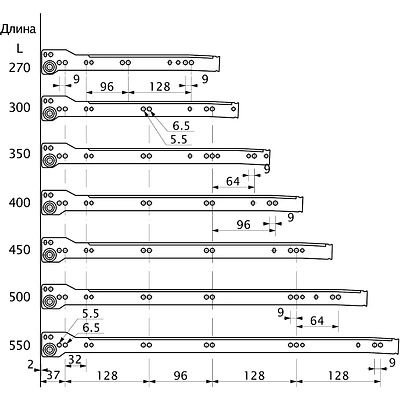 Система ящиков Металбокс AKS L-400 белый H=150 левая+правая - фото 5