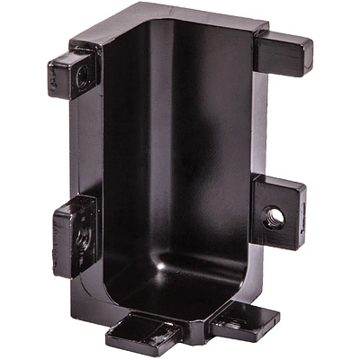 Уголок металлич. внутренний к профилю Gola, L-образный черный 3 AKS - фото 1