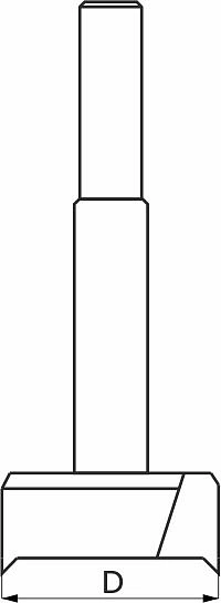 Сверло "Форстнера" по дереву 60мм цилиндрический хвостовик СИБРТЕХ - фото 2