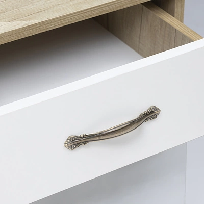 Ручка меб. скоба мет. WERON 128 античная латунь, AKS - фото 5