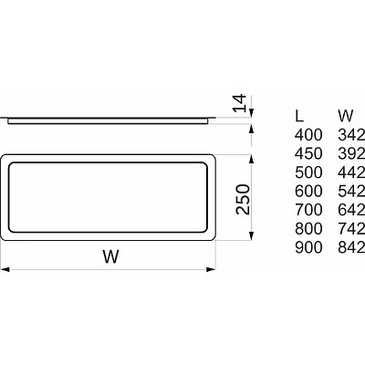 Поддон для сушки 400, бесцветный AKS - фото 2