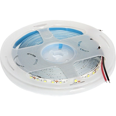 Лента светодиодная - 9,6W/m, 24V, 8мм, 2835, 120 д/м, IP20, нейтральный белый (4000K) - 5м, AKS - фото 2