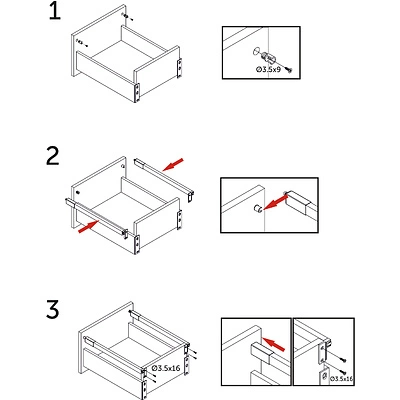 Релинг Slimbox AKS L-400 белый - фото 3