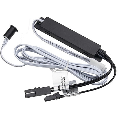 Выключатель бесконтактный на взмах, врезной/накладной, D8мм, 12/24V, 60W/100W, черный, AKS - фото 1