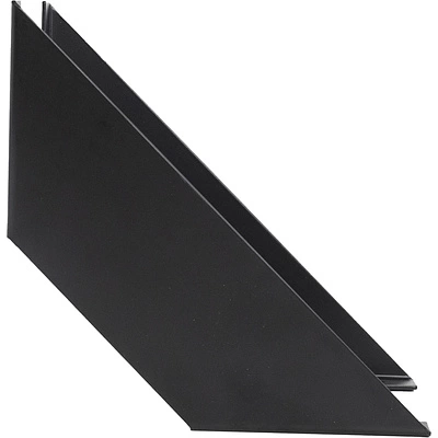 Полкодержатель мет. PLATE 200*200*2.3 черный (1 упак. = 2 шт.) AKS - фото 3