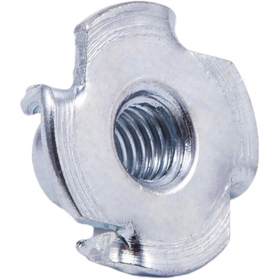 Гайка усовая (носковая) М6*10 белый цинк (уп/100 шт) AKS - фото 1