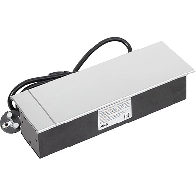 Выдвижной удлинитель Hollander, 2 розетки, 2xUSB, HDMI, LAN, алюминий, AKS - фото 1