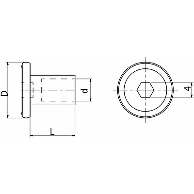 Гайка Ericson М6*12*15 белый цинк (уп/10 шт) AKS - фото 3