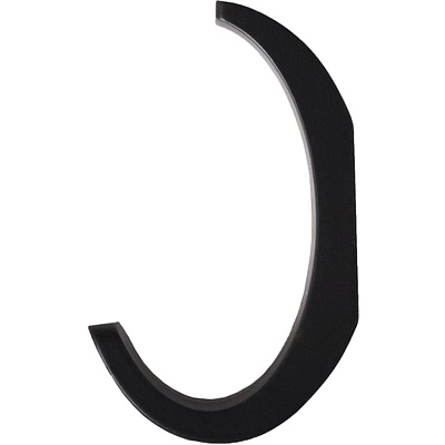 Крючок меб. однорожковый мет. MYHITO черный матовый AKS - фото 4