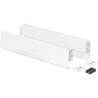 Комплект ультратонких боковин Qtype Evolution L-450 H=76 белый ДСП16мм - фото 1