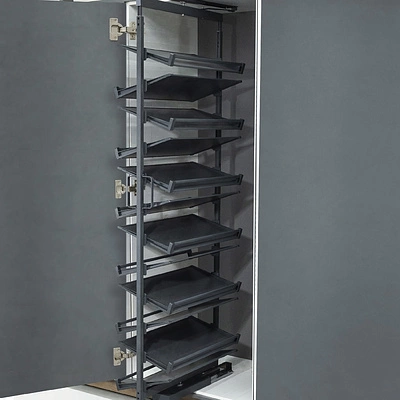 Обувная система поворотная 800 BRUNO h1927-2177 (12 полок), графит PRIME by AKS - фото 4