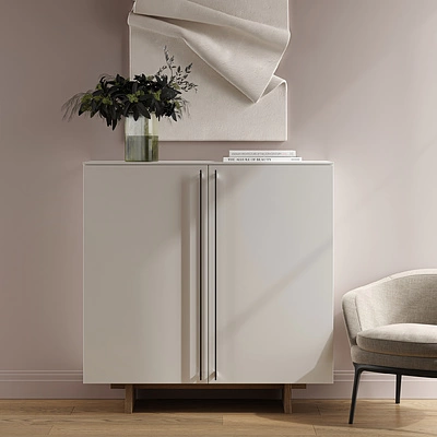 Ручка меб. скоба алюм. MOONLIGHT 944/1000 черный матовый+матовый хром, AKS - фото 7