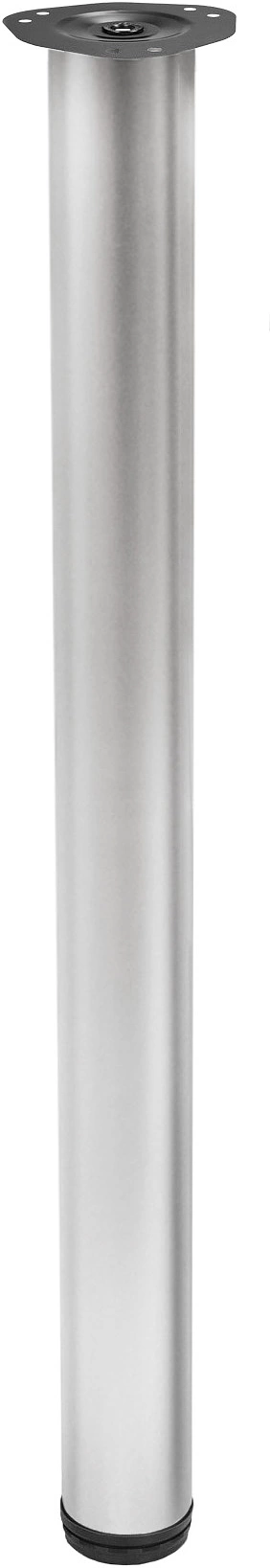 Опора меб. круглая d60 h1100, мат.хром, винт М12, AKS - фото 1