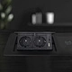 Выдвижной удлинитель Nova 5, 2 розетки, USB A + C, беспроводная зарядка, черный, AKS - фото 5