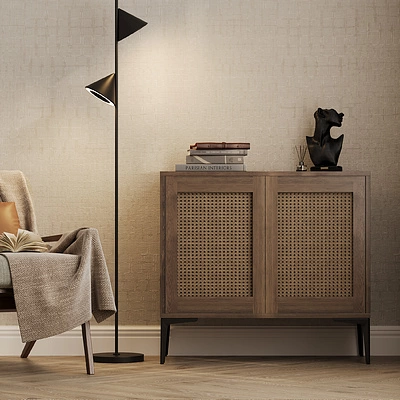 Опора меб. мет. WINDSOR H180 угловая брашированное золото AKS - фото 8