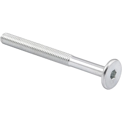 Винт с плоской головкой М6*65 под шестигранник, белый цинк (уп/20шт), AKS - фото 1