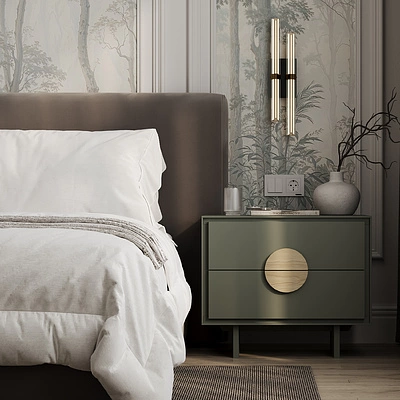 Ручка меб. скоба деревянная BONSAI 96 орех, AKS - фото 7