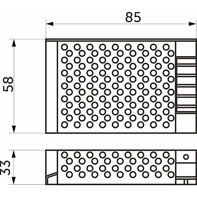 Блок питания Indoor 36W/12V, AKS - фото 2
