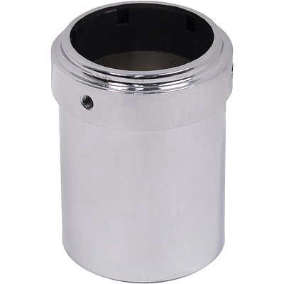Крышка декоративная на трубу d50 (Z-187) (втулка маскировочная), хром AKS - фото 1