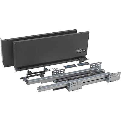 Система ящиков Slimbox L-300 H=175 с доводчиком ДСП16мм графит - фото 3
