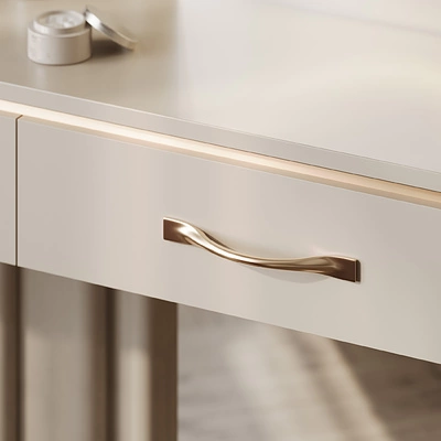 Ручка меб. скоба мет. GRACE 128 брашированное золото, AKS - фото 7