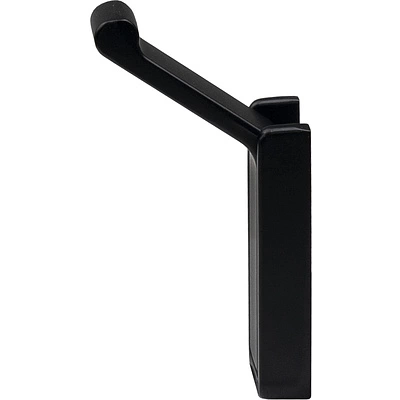 Крючок меб. однорожковый мет. KLICK черный матовый AKS - фото 3