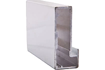 Профиль алюминиевый для рамочных фасадов Z-4 серебро (L-3500)