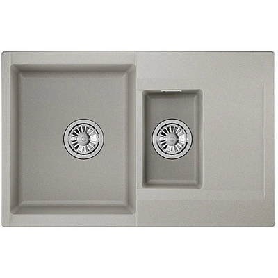 Мойка кварцевая, прямоугольная, GR-7808 Estetica, 780*500мм, базальт, Granula - фото 3