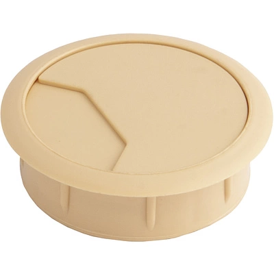 Пропуск кабельный пластик D60мм крем (862) LEBA - фото 1