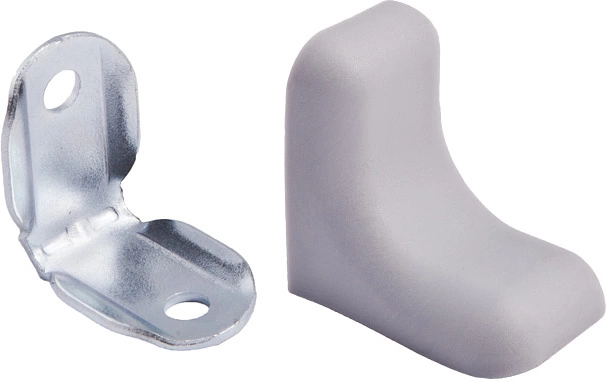 Уголок с металлической основой и пластиковой крышкой серый 02 (уп/100шт) LUNA - фото 1