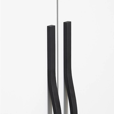 Ручка меб. скоба алюм. MELISA 1060/1200 черный матовый, AKS - фото 4