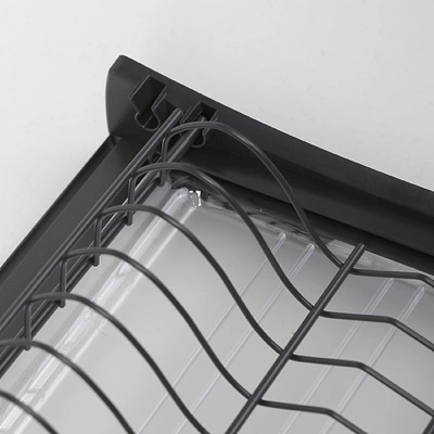 Сушка для посуды 600 HUGO с профилем, графит AKS - фото 3