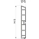 Цоколь мебельный ПВХ h=100 золото поталь L=3200мм, РФ - фото 2