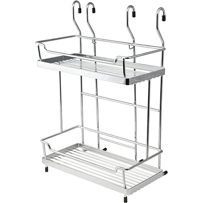 Корзина на трубу d16 двойная CWJ216B хром AKS - фото 3