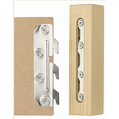 Кроватная стяжка крючковая правая (планка+зацеп) (l) (уп/ 250 компл) РБ - фото 1