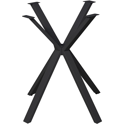 Подстолье VECTOR h714 под круглую столешницу, черный муар AKS - фото 1