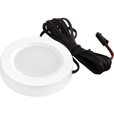 Светильник светодиодный STAR, врезной/накладной, 2W, 12V круглый, хром, 6000К, AKS - фото 1