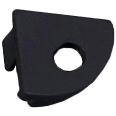 Заглушка к алюминиевому профилю ORION-1616C, форма четверть круга, цвет черный, AKS - фото 1