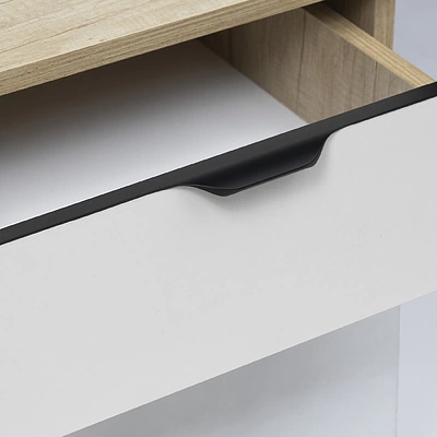 Ручка меб. накладная алюм. LINEA 320/397 черный матовый, AKS - фото 6