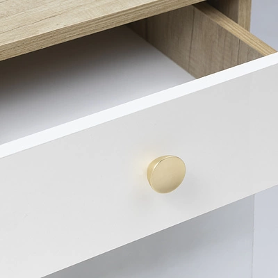 Ручка меб. кнопка мет. PINA брашированное золото, AKS - фото 5