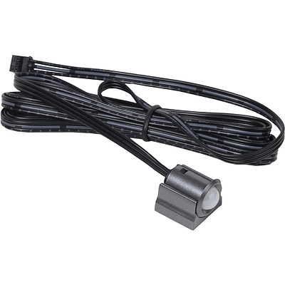 Выключатель бесконтактный на движение (PIR), врезной/накладной, 12/24V, 60W/120W, черный, для блоков питания Splitter, AKS - фото 1