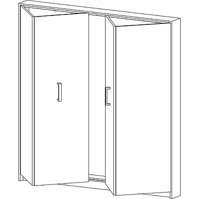 Комплект SLIDE для 2 складных дверей LAGUNA (30кг/накладные) - фото 3