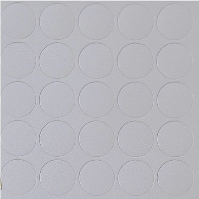 Заглушка самоприлипающая к конфирматам кашемир серый (14063) AKS (лист-25шт.) - фото 1