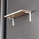 Полкодержатель регоменсоль 18см белый (1 компл. = 2 шт.) AKS - фото 3