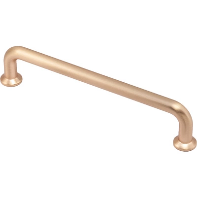 Ручка меб. скоба мет. LOFT 128 брашированное золото, AKS - фото 1