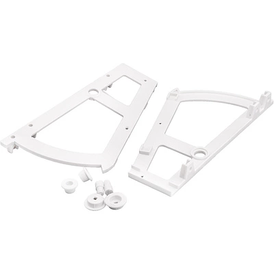 Крепление в шкаф для обуви однорядное, белый РП - фото 1