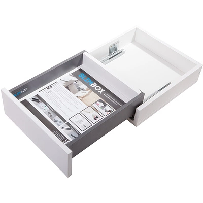 Система ящиков Slimbox AKS L-350 H=90 графит SOFT CLOSE ДСП16мм - фото 1