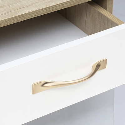 Ручка меб. скоба мет. GRACE 128 брашированное золото, AKS - фото 6